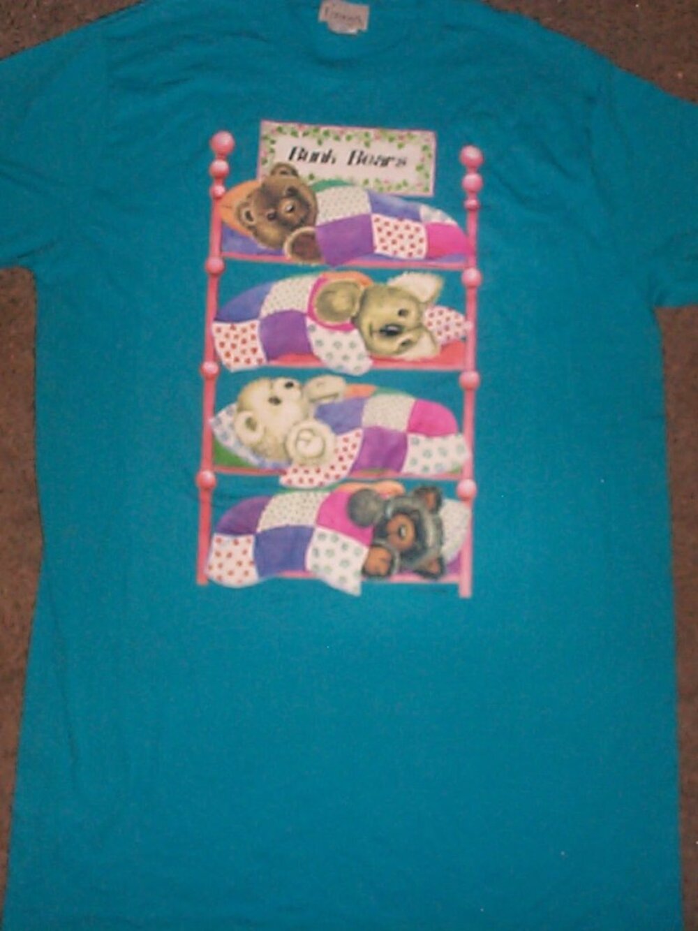 Teddy Bear sleep shirt   Basic Editions  100% cotton  Unused